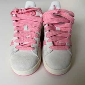 Adidas Women’s Sneakers in Pink and White
